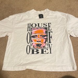 CROPPED OBEY TEE